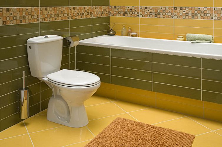 Kompakt Toilet Sæt Hvid 36x32x39 cm Vandret Afløb Blødt Sæde