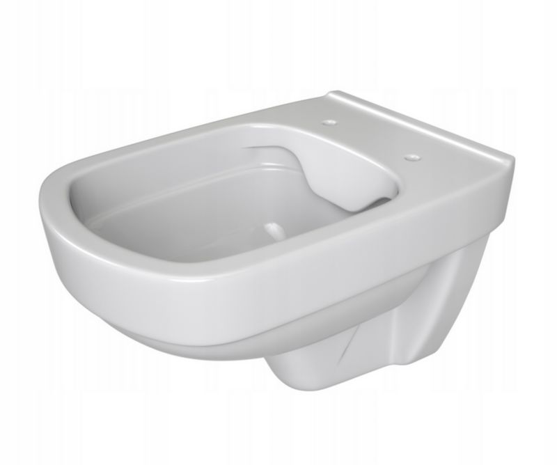 Væghængt Toilet Mero RimOff 35,5x51 cm Hvid med SoftClose Sæde