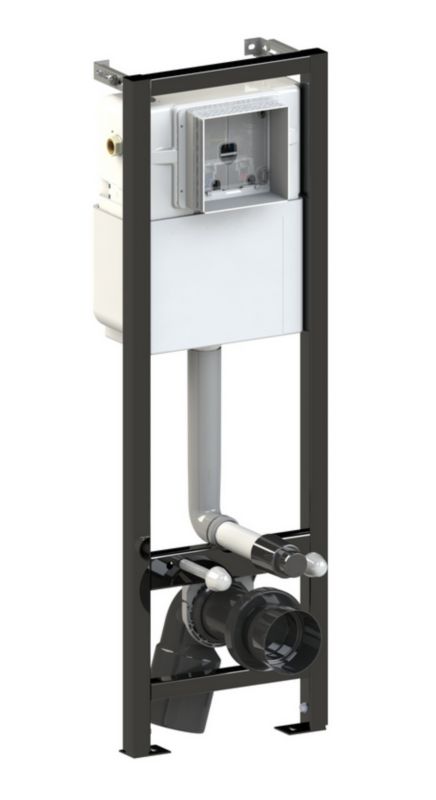Væghængt Toilet med Indbygningscisterne Slim Hvid 355 x 510 x 355 mm