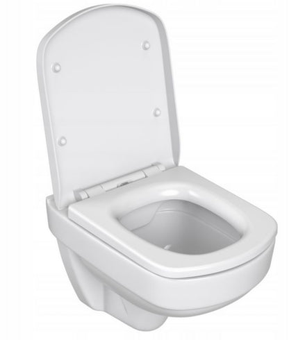 Væghængt Toilet med Indbygningscisterne Slim Hvid 355 x 510 x 355 mm