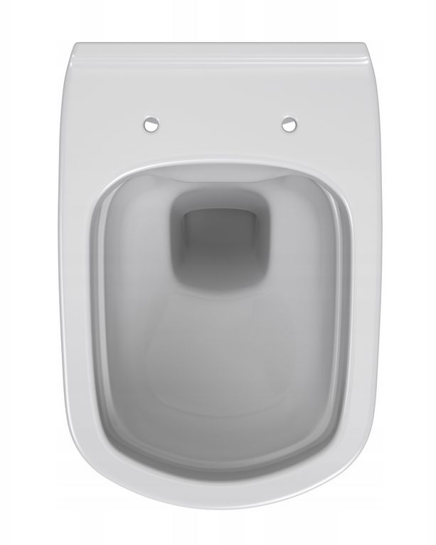 Væghængt Toilet med Indbygningscisterne Slim Hvid 355 x 510 x 355 mm