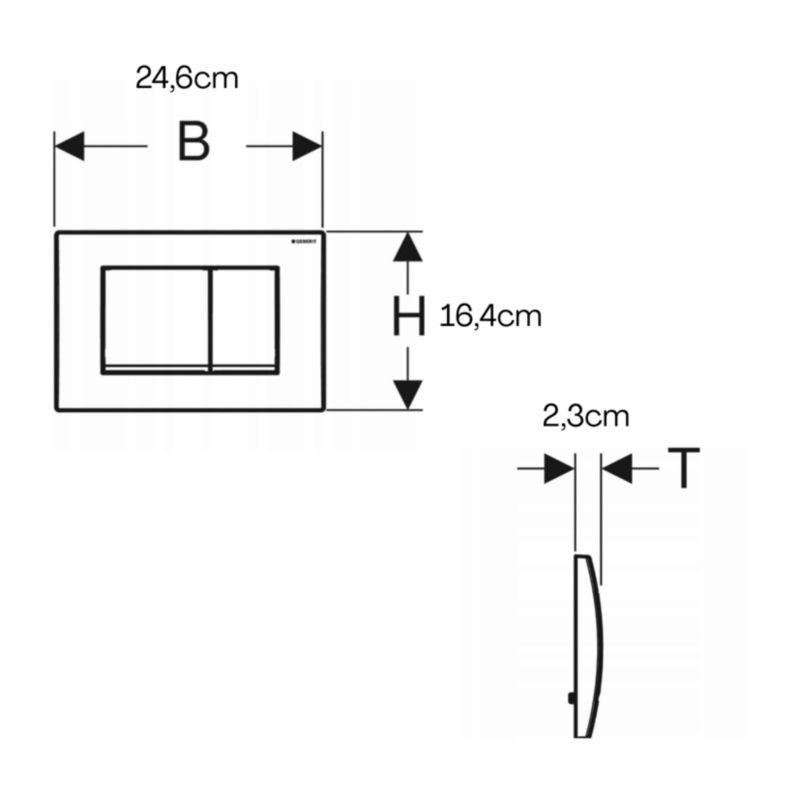 Toiletsæt med Bidetfunktion Viba 50x32,5 cm Hvid 5904012003385