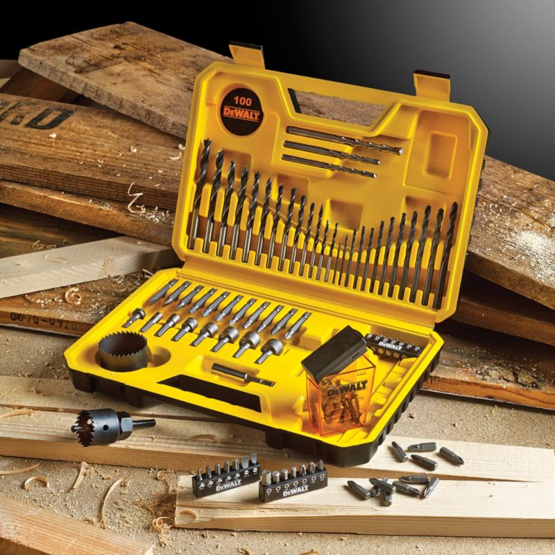 DeWalt bore- og bitsæt mix 100 stk.