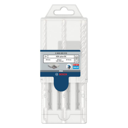 Bosch Pro SDS+ bor-sæt, 3 dele