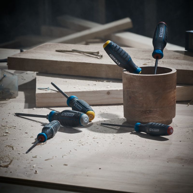 Erbauer 6-delers skruetrækkersæt