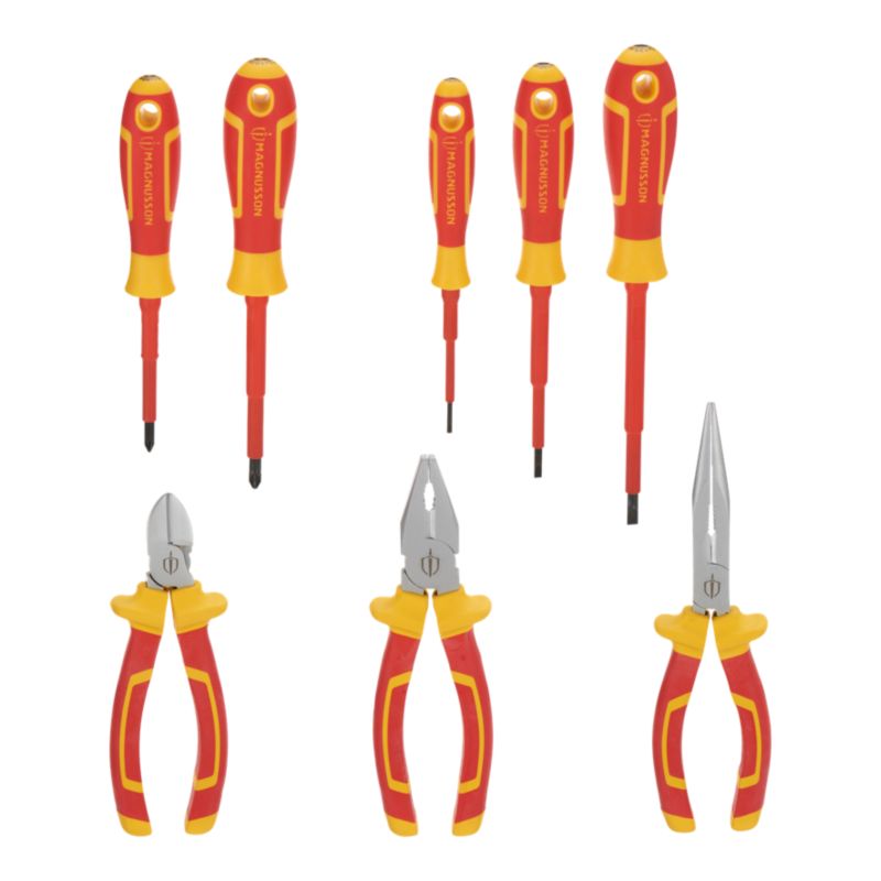 VDE Magnusson 8-delers skruetrækker- og tænger-sæt