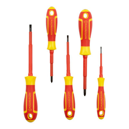 VDE Magnusson skruetrækkersæt, 5 dele