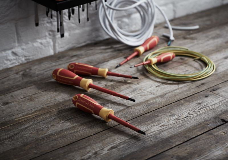 VDE Magnusson skruetrækkersæt, 5 dele