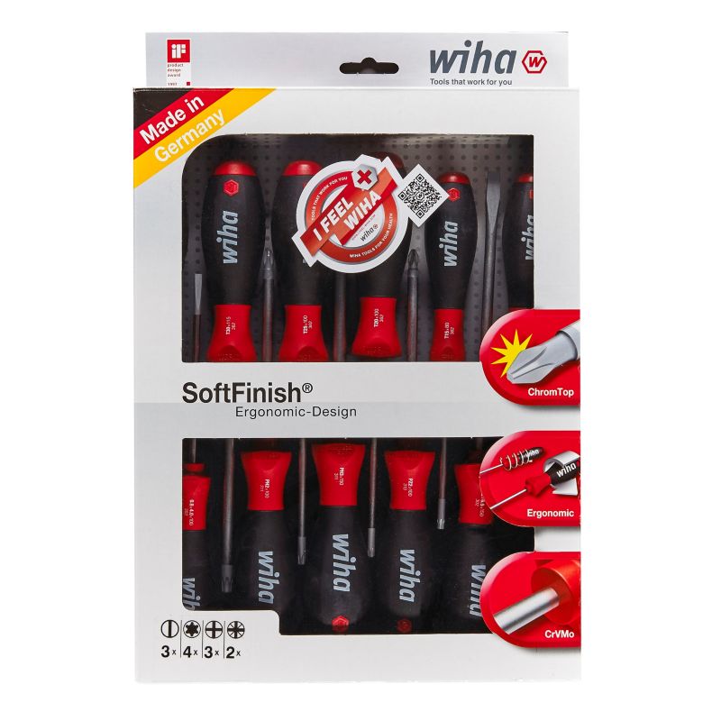 Wiha skruetrækkersæt, 12 dele