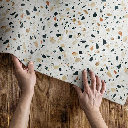 Udendørs Vinyltæppe 120x180 cm Beige 1 stk.