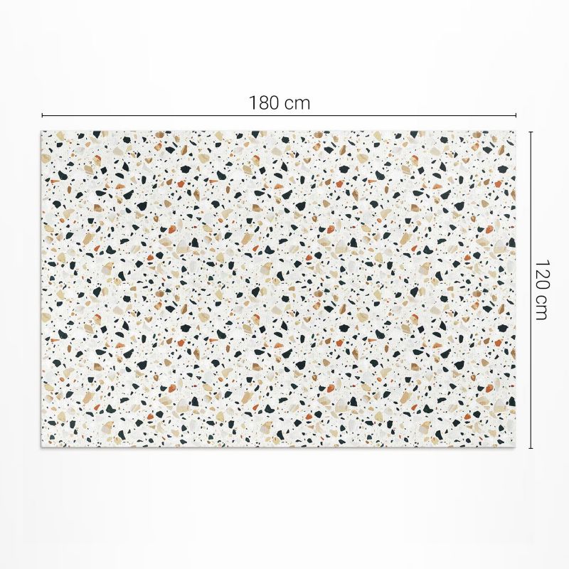 Udendørs Vinyltæppe 120x180 cm Beige 1 stk.