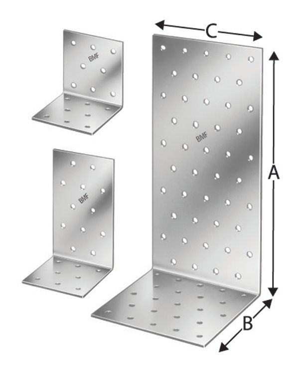 Simpson ANPS vinkelbeslag 20 x 40 x 40 x 2 mm
