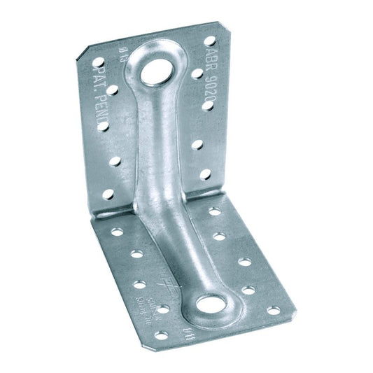 Forstærket vinkelbeslag Simpson type 90 65 x 88 x 88 x 2 mm