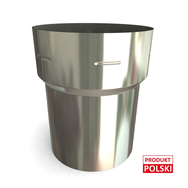 Røgrør Samler 108/110 mm Rustfrit Stål KW-ZL-108-110