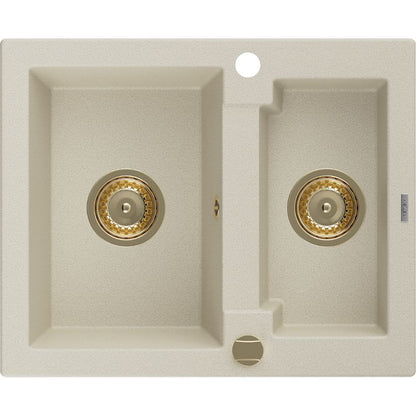 1,5-kom. granitsænke Mexen 582 x 475 Carlos beige