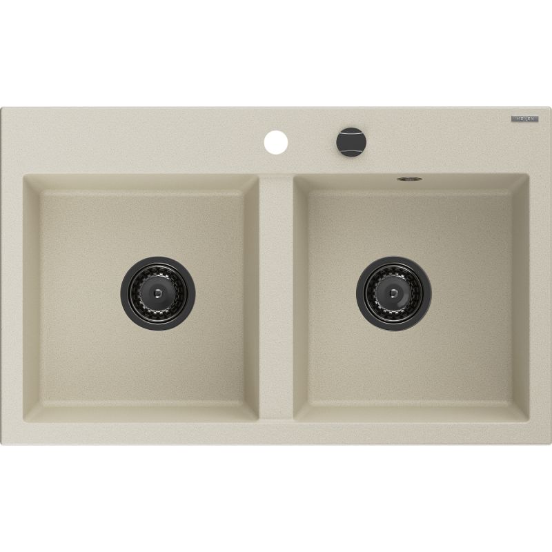 Mexen Hektor 2-kom. granitvask 800 x 490 mm i beige