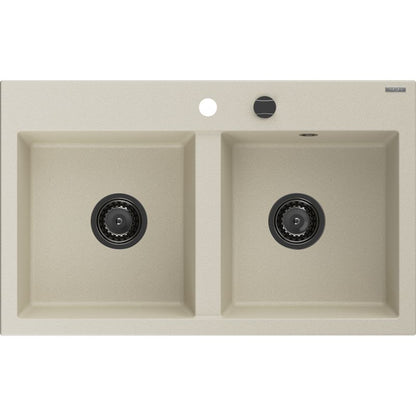 Mexen Hektor 2-kom. granitvask 800 x 490 mm i beige