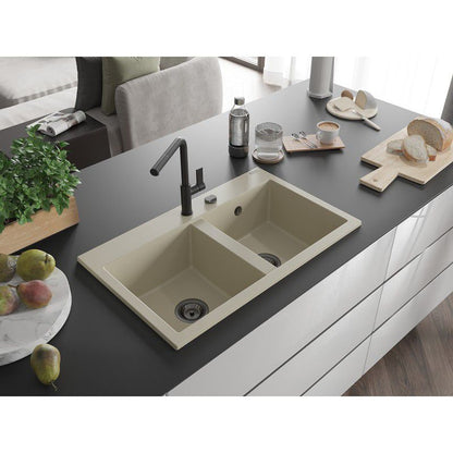Mexen Hektor 2-kom. granitvask 800 x 490 mm i beige