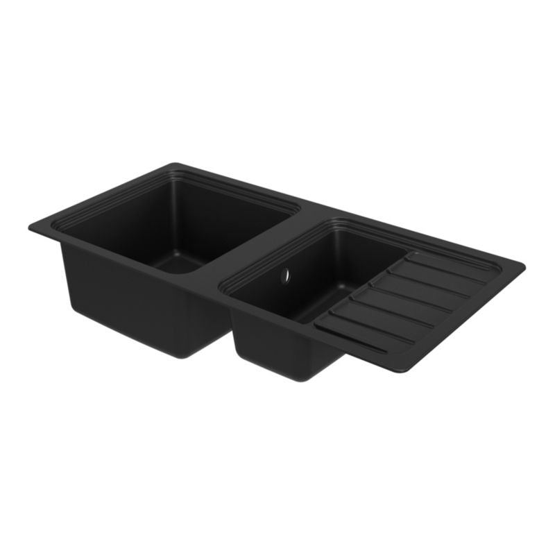 GoodHome Romesco granitvask med 1,5 kammer