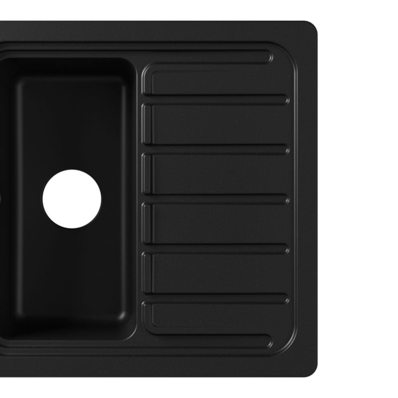 GoodHome Romesco granitvask med 1,5 kammer