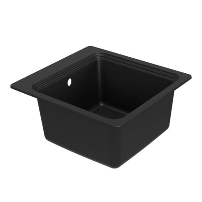 GoodHome Romesco granitvask 1-kammer sort