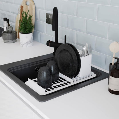 GoodHome Romesco granitvask 1-kammer sort