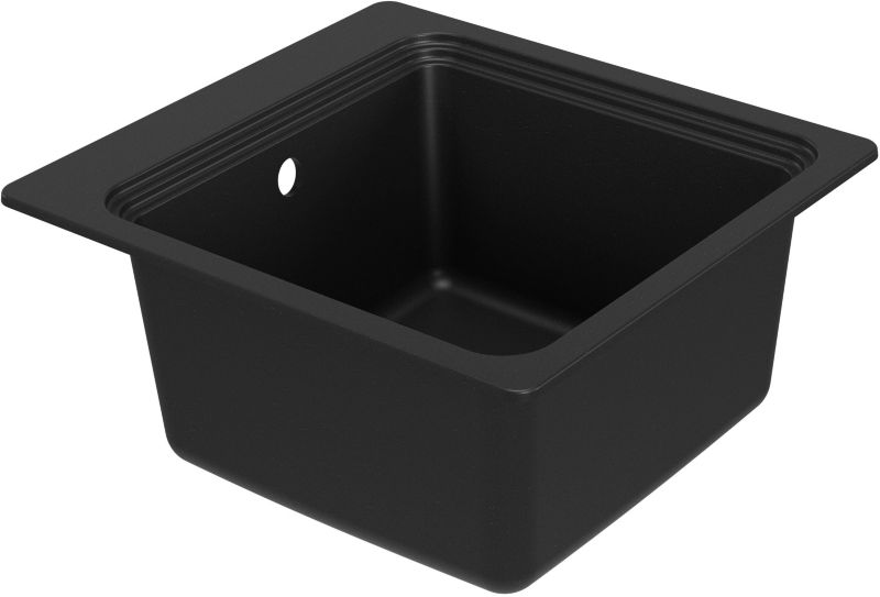 GoodHome Romesco granitvask 1-kammer sort