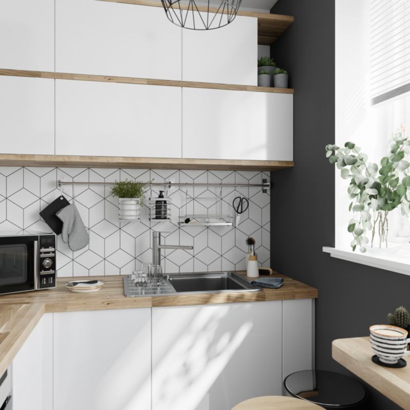 GoodHome Quassia kompakt stålvask