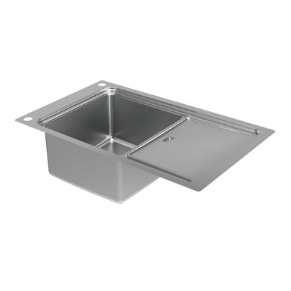 GoodHome Romesco Linea stålvask med 1 kum og afløbsplade