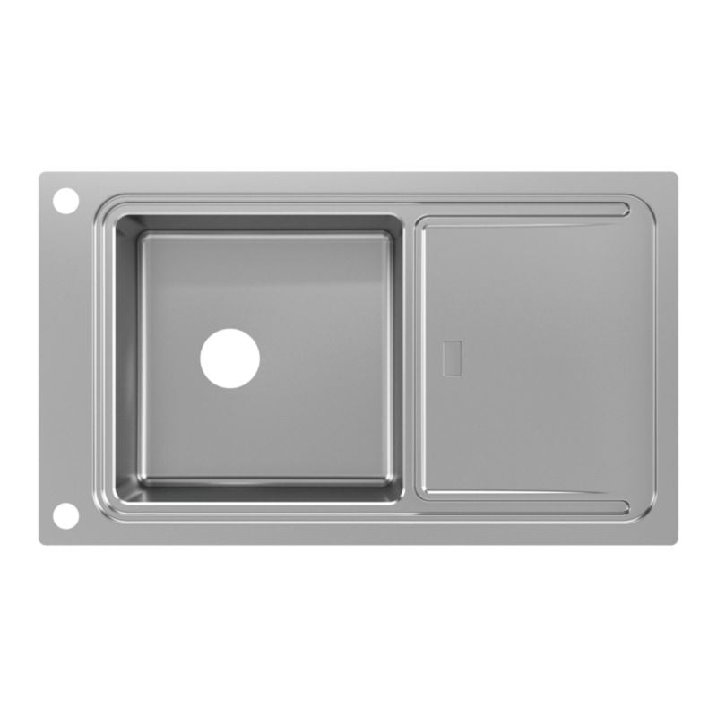 GoodHome Romesco Linea stålvask med 1 kum og afløbsplade