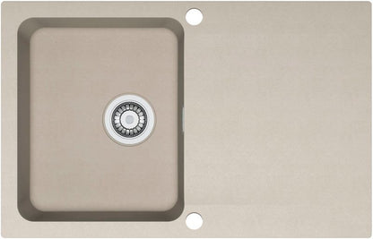 Franke Oid tectonite 1-kammers vask 78 x 50 cm med beige sifon