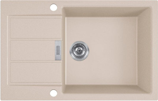 Tectonite Franke S2D XL 1-kammers vask i beige