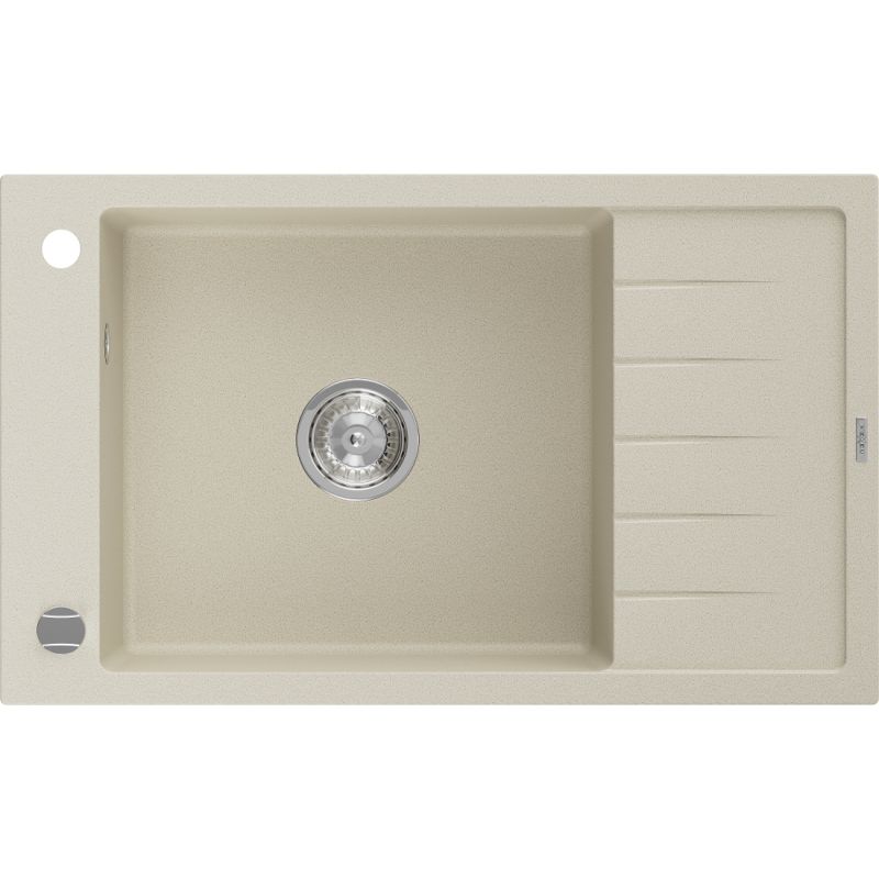 Granitsænke med 1 kumme og afløbsplads Mexen 795x480 Elias beige 1 stk.