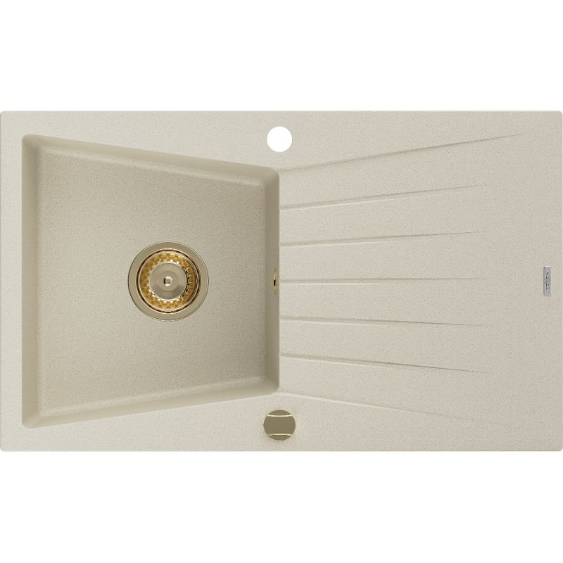 Granitvask med afløbsplade Mexen 775x470 Cesar beige 1 stk.