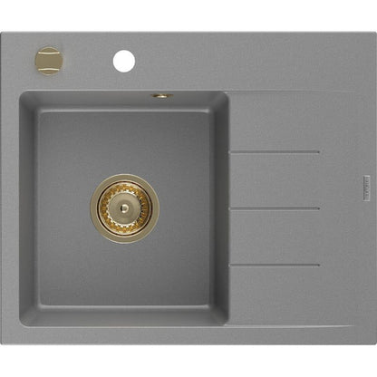 Mexen granitvask med afløbsplade 600x500 Ben grå 1 stk.