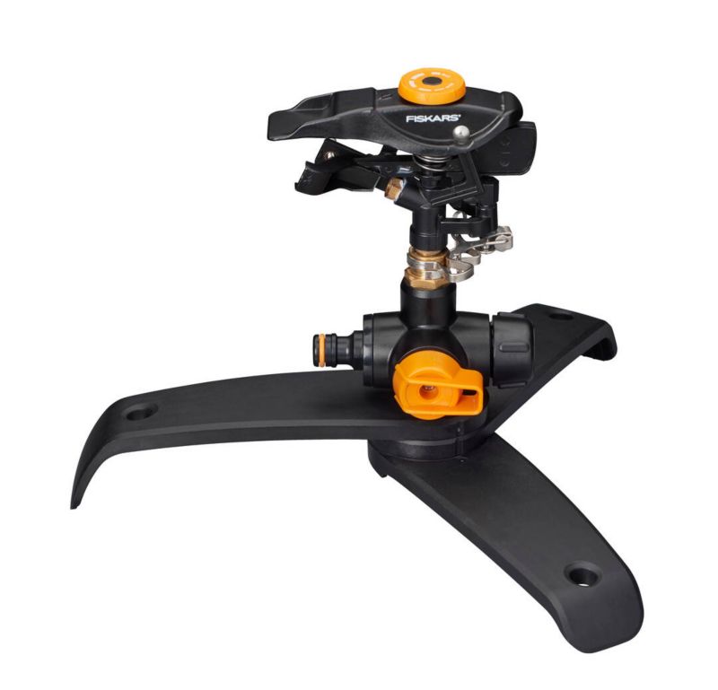 Fiskars pulsations‑regnspreder med 360° dækning