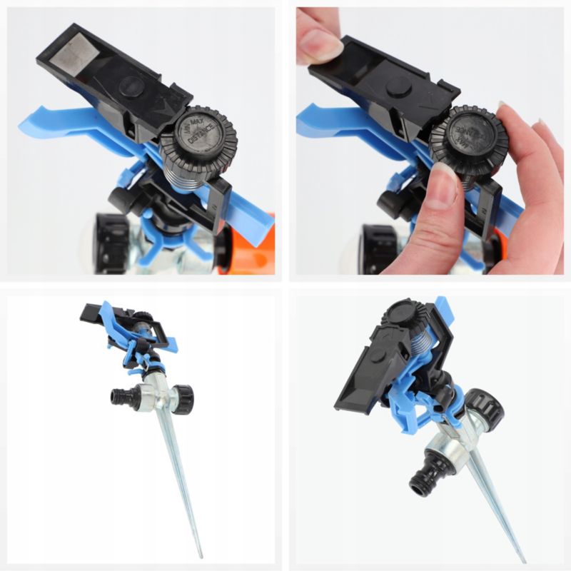 KADAX pulsationssprinkler med metalspyd til havevanding