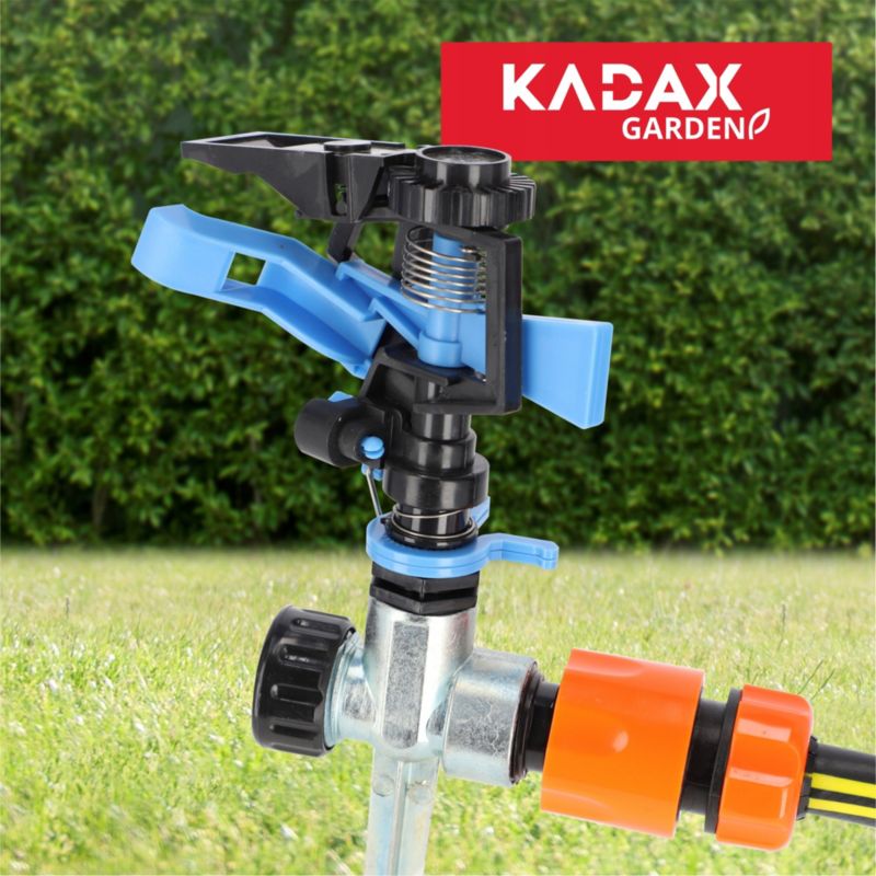 KADAX pulsationssprinkler med metalspyd til havevanding