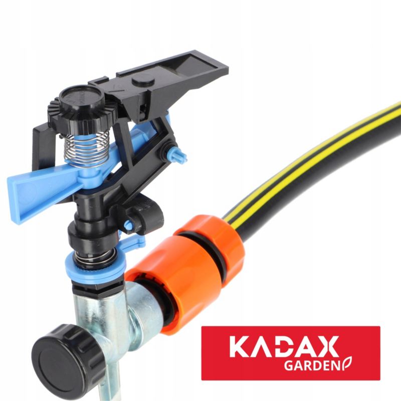 KADAX pulsationssprinkler med metalspyd til havevanding