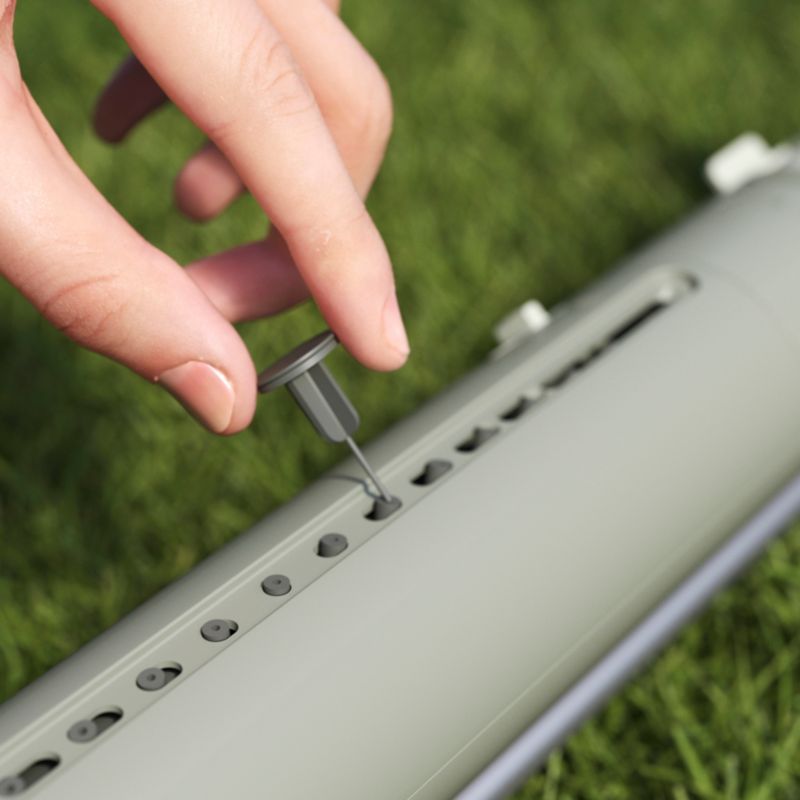 Verve plastisk pendelsprinkler i grøn-grå