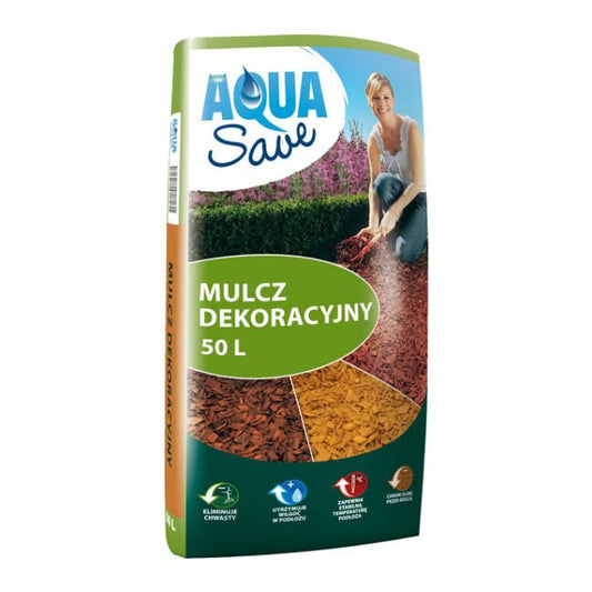Aqua Save dekorative flis i brun, 50 l