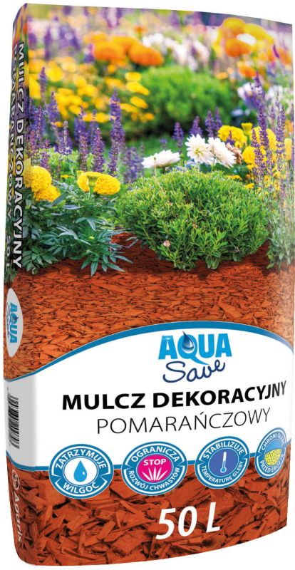 Aqua Save dekorative flis i orange 50 l