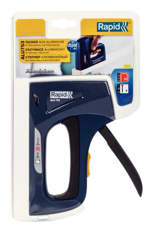 Aluminiumsrygget hæftepistol ALU753 Rapid