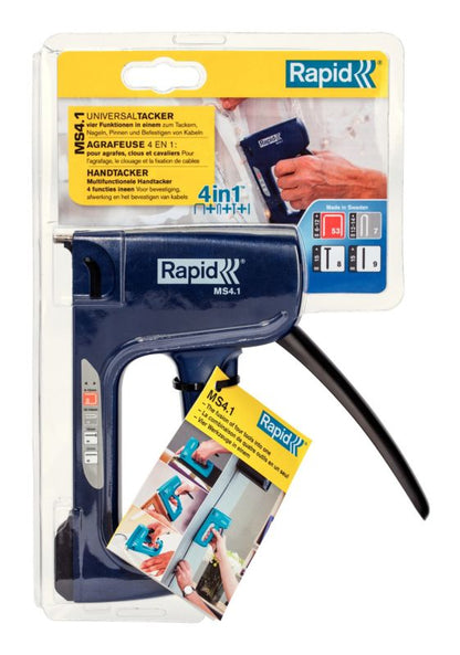 Håndhæftemaskine Rapid Tacker ABS MS 4 i 1