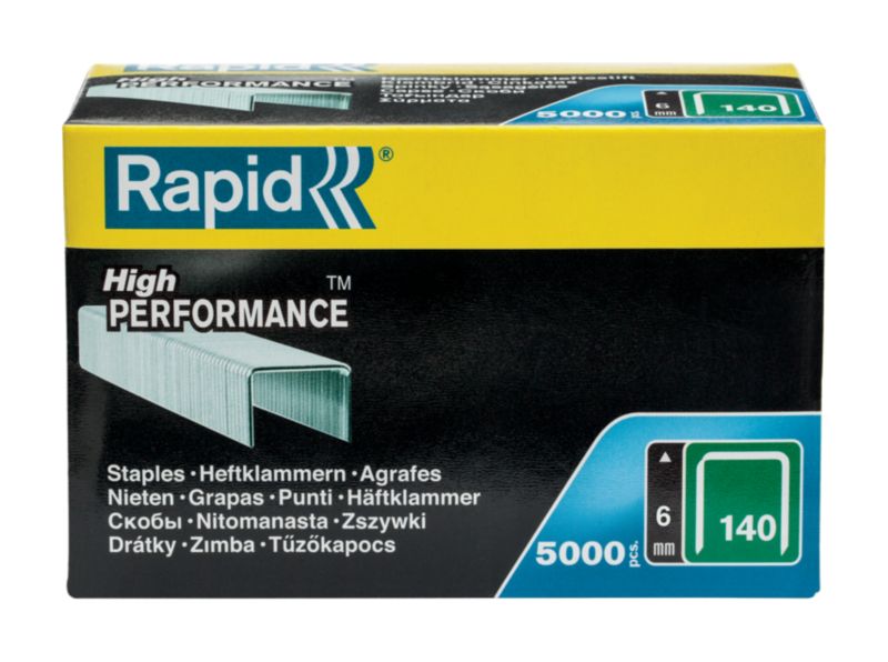 Rapid hæfteklammer 140/6 mm 5000 stk.
