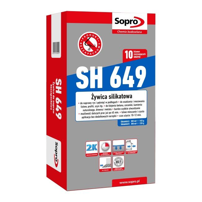 Silikatharpiks SH649 0,6 kg Transparent